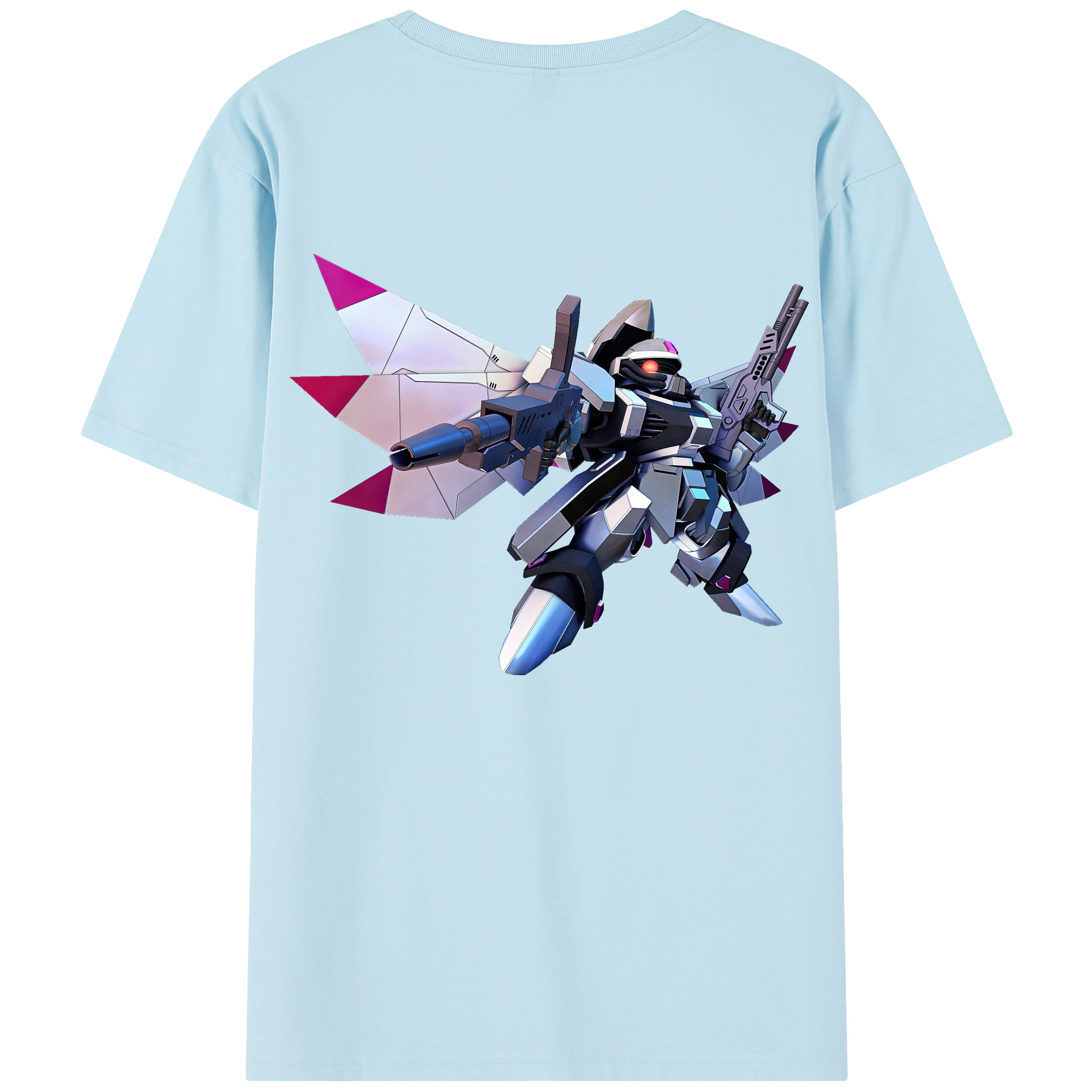 （画像用） 機動戦士ガンダム Mobile Suit Gundam 綿100％半袖Tシャツ（背面プリント）